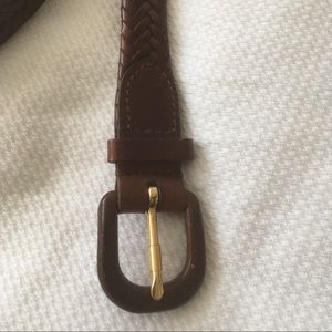 Talbots Women’s Braided Leather Belt